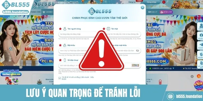 Đăng ký BL555 - Lưu ý quan trọng tránh lỗi ngay từ đầu