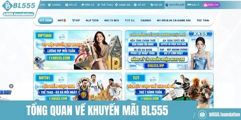 Tổng quan khuyến mãi BL555 mới nhất